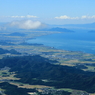 初秋の伊吹山－眼下の琵琶湖