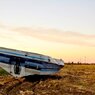 boat in the field