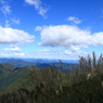 初秋の伊吹山－ススキと青空