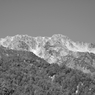 立山連峰を望む
