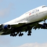 着陸（93）Delta 747-400 