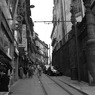 Alley of tram in Porto