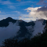 御池小屋より望む鳳凰三山