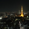東京タワーと周辺の夜景①