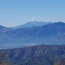 入笠山より御嶽山を望む