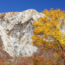 晩秋の大山南壁