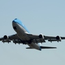 離陸（345）KLM 747-400またジャンボ
