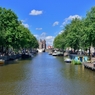 オランダ　アムステルダム　運河のある風景　その１