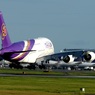 着陸（199）Thai Airbus A380-841 