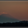 霧の中の富士山