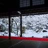 額縁の中の雪景色-圓光寺