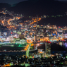 稲佐山からの夜景-85mm-2