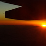 空の夕暮れ