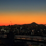 東京山脈と富士山　高さ１１５Mからの夕景＃５