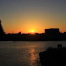 鹿浜都市農業公園で見た富士山夕景＃４
