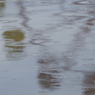 雨の遊園地