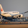 JAL 787-8 着陸