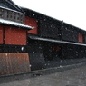 雪降る祇園
