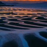 御輿来海岸の夕景　５完