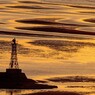 御輿来海岸の夕景　３