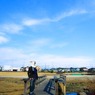 晴れた空の青さ
