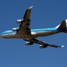 KLM Royal Dutch 747-400 飛び立ち