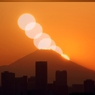 船堀で見た富士山夕景 ＃３