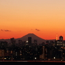 船堀で見た富士山夕景 ＃６