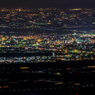 天山から佐賀市の夜景-1