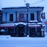雪の喫茶店
