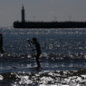 週末は海岸で－８