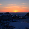 ウトロの夕焼け