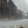 篠突く雨