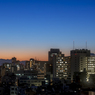 本日の夕暮れ。
