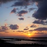 日本海の夕日