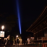 青いレーザービーム