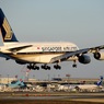 着陸  SINGAPORE A380-841 