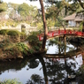 赤い橋＠縮景園