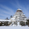 雪の鶴ヶ城