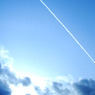 ヒコーキ雲。