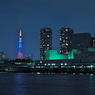 築地より東京タワー眺望