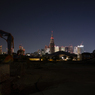 国立競技場跡地からの高層ビル夜景その１