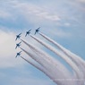 空を翔るブルーインパルス⑦