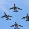 空を翔るブルーインパルス⑩