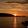 若狭湾の夕陽