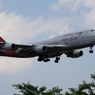 Asiana 747-400 着陸　
