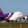 着陸　Thai A380-841