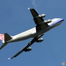 China 747-400 飛び立ち　
