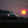 カナダの夕日