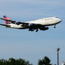 Delta 747-400 到着　